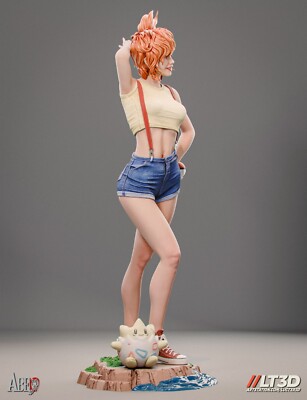 Misty (Pokemon) Statue 3D Print Unpainted/Unassembled