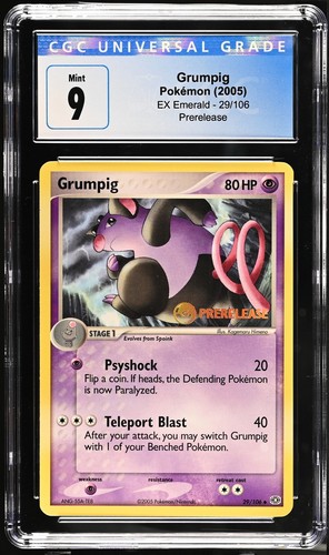 Grumpig graded CGC 9 for sale on eBay