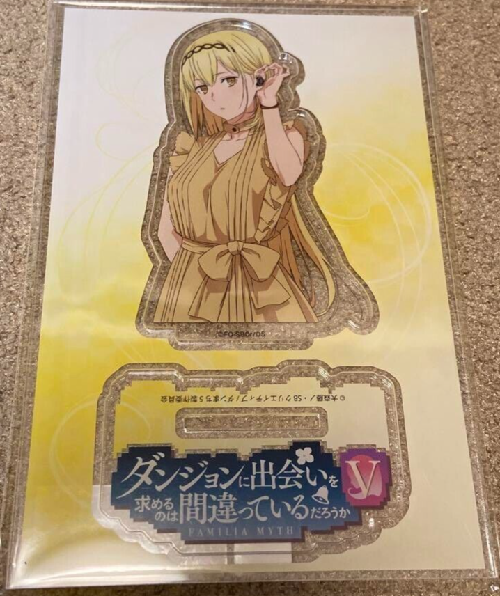 Japanese anime DanMachi acrylic stand Ais Wallenstein 02 | eBay