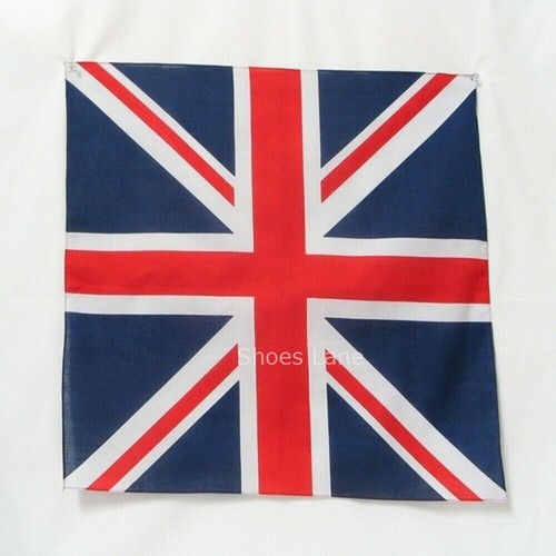 Bandana Pack Of 3 Cotton Britain Flag Headcover Neck Scarf Union Jack Unisex - Picture 2 of 2