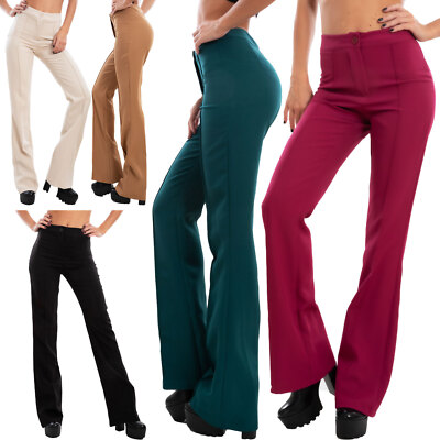 TOOCOOL VB-6436 Women's Stretch Elephant Paw Flare Bell Pants