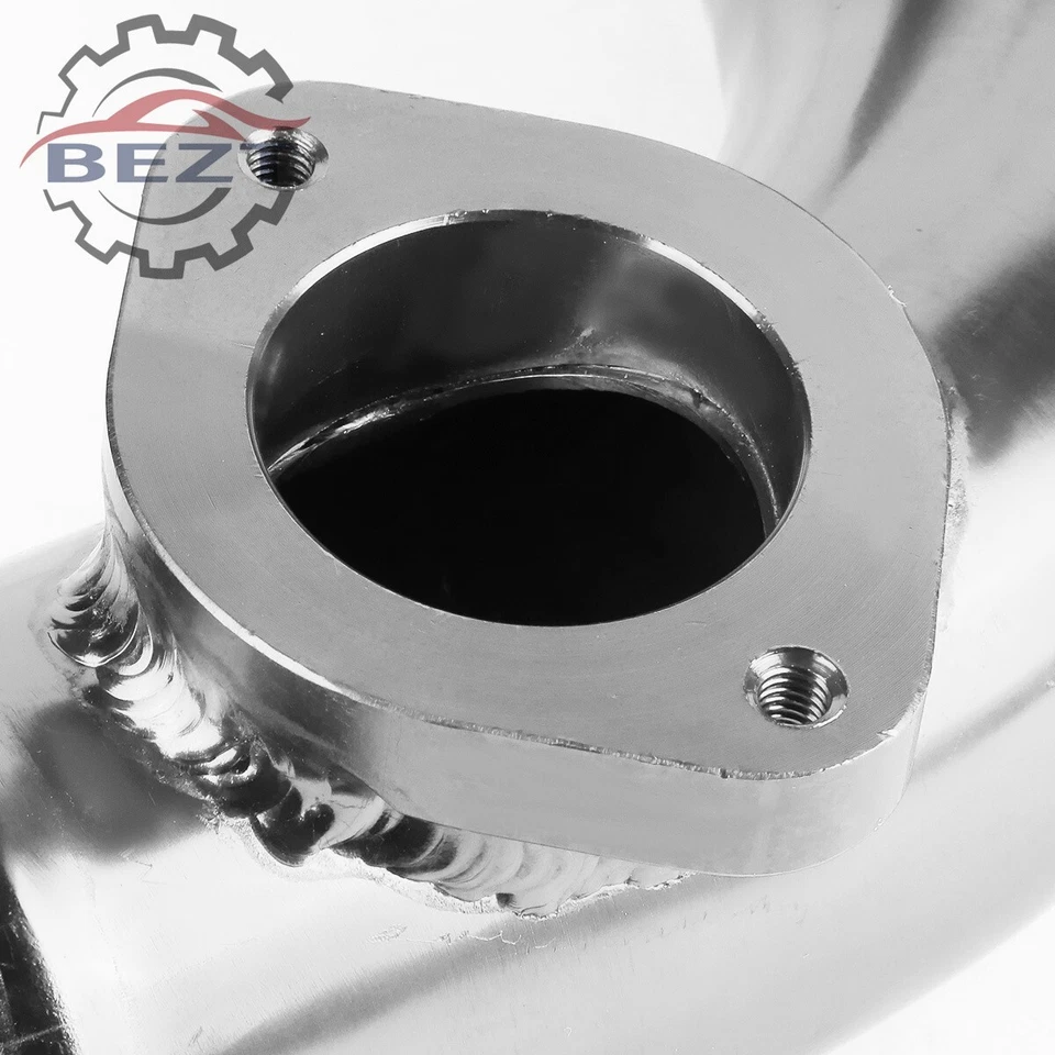 SILVER TYPE-S/RS/RZ 2.5" 70 DEGREE TURBO BLOW OFF VALVE DUAL FLANGE PIPE ADAPTOR - Image 3 of 4