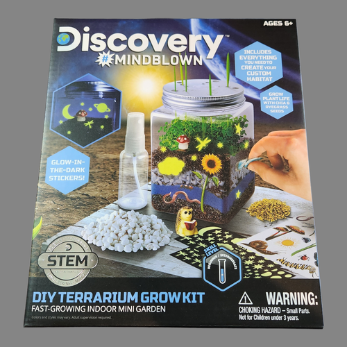 NEW Discovery Mindblown DIY Terrarium Grow Kit STEM Ages 6+ Beginner Level 843479187670 eBay