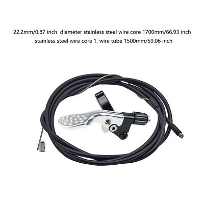 WFS External Dropper Post Kit W/ Remote Lever And Cable, 27.2