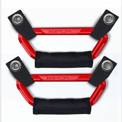 GPCA Back-Grip Pro Headrest Grab Handles for Wrangler JL JK Truck&Sport Cars RED