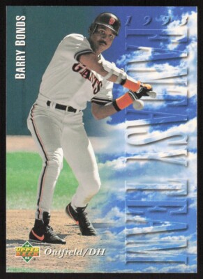 1994 Upper Deck Fantasy Team Barry Bonds #38 San Francisco Giants