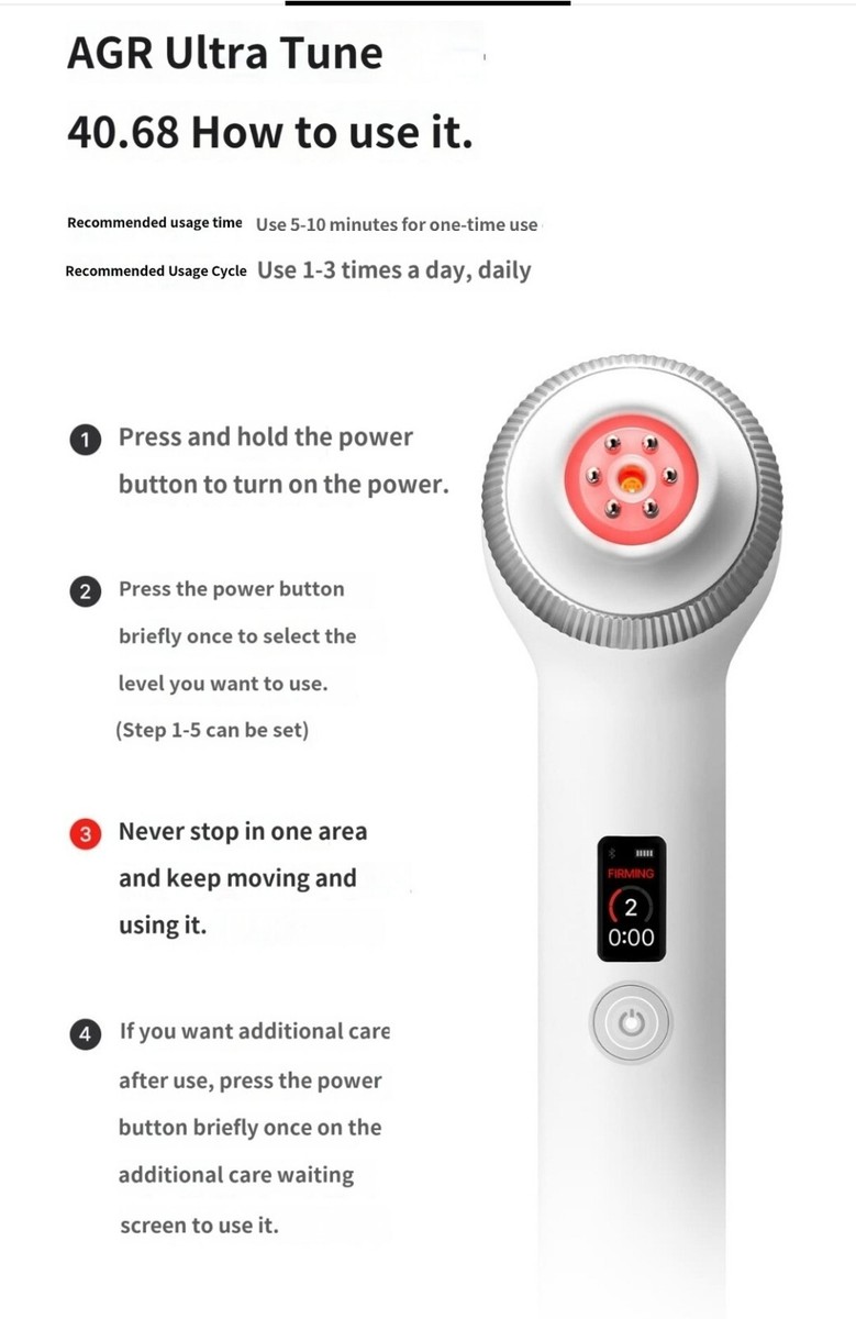 Medicube AGE-R Ultra Tune 40.68 High Frequency Home Skin Care