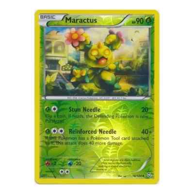 Maractus 16/124 Reverse Holo Dragons Exalted Black & White Pokemon Karte Near Mint