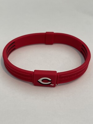 VINTAGE CINCINNATI REDS Phiten Titanium Bracelet - Medium - NEW, No Box