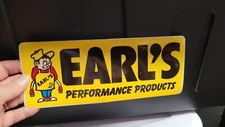 EARL'S Performance Products Nascar sponsor Sticker / Decal