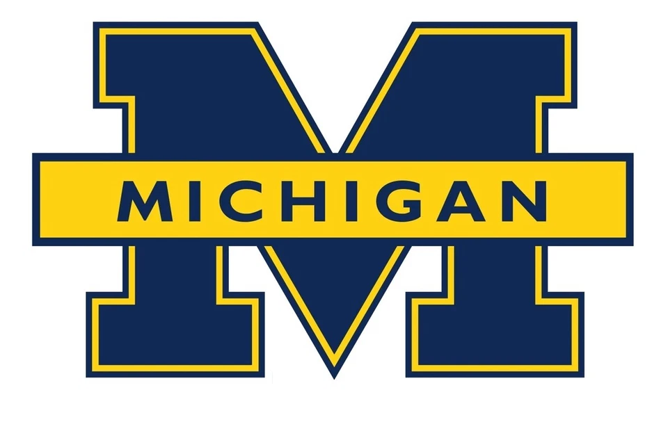 SSSCO Michigan Wolverines U of M Weather Resistant Vinyl Die Cut Sticker Decal 06