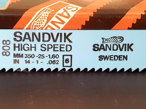 LAMA A MACCHINA SANDVIK LUNGH. 350 LARGH. 25 PAS. 1.6 Z6 3802 - Picture 4 of 4