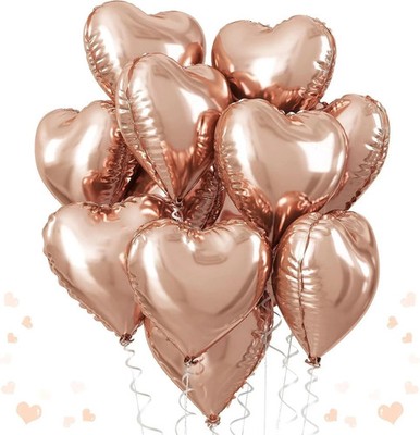 18'' Herz Folienballons Valentinstag Hochzeit BALLON Form Helium Party Deko
