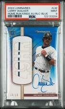 Larry Walker 2024 Topps Luminaries Home Run Kings Autograph Relics PSA 9 #/10