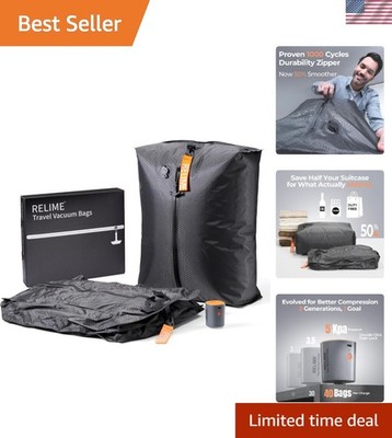 Classic Series Vacuum Bags for Travel Luggage with Wireless Pump, Compression...