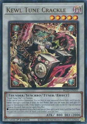 Yugioh! Kewl Tune Crackle - BLZD-EN041 - Ultra Rare - 1st Edition Near Mint, Eng