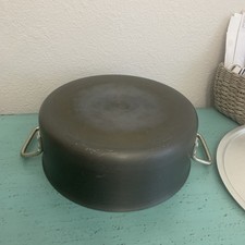 Vtg Commercial Aluminum Dutch Oven 8.5 Qt Heavy Duty Hard Anodized 8788 1/2