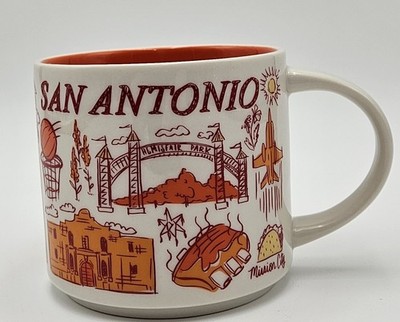 Starbucks 2018 San Antonio  Been There  Series Collection Coffee Mug Cup 14 oz