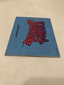 Kirby's Adventure Nintendo NES Manuale Istruzioni Libretto SOLO Leggere Descrizione