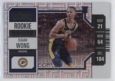 2023-24 Panini Contenders Rookie Ticket Photo Variation Isaiah Wong #115 14mf