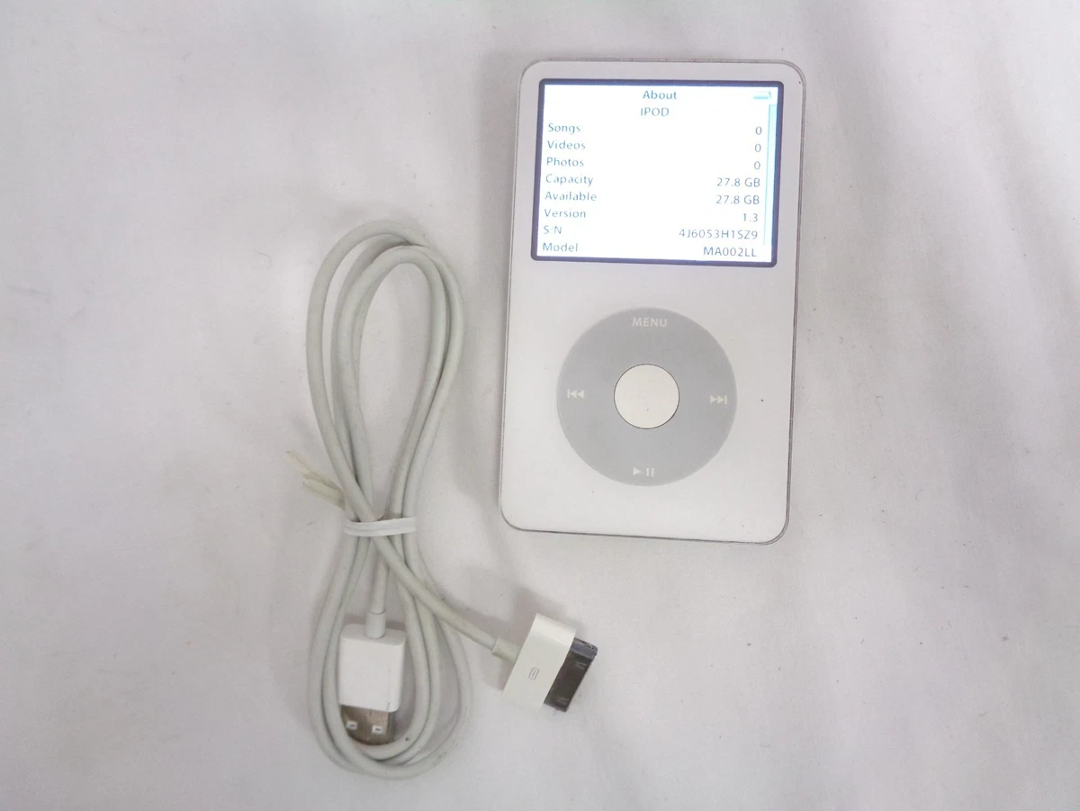 Apple iPod 30GB シルバー Ipod Classic 30gb for sale | eBay