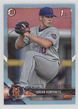 2018 Bowman Prospects Sky Blue 113/499 Jordan Humphreys #BP66 n1u