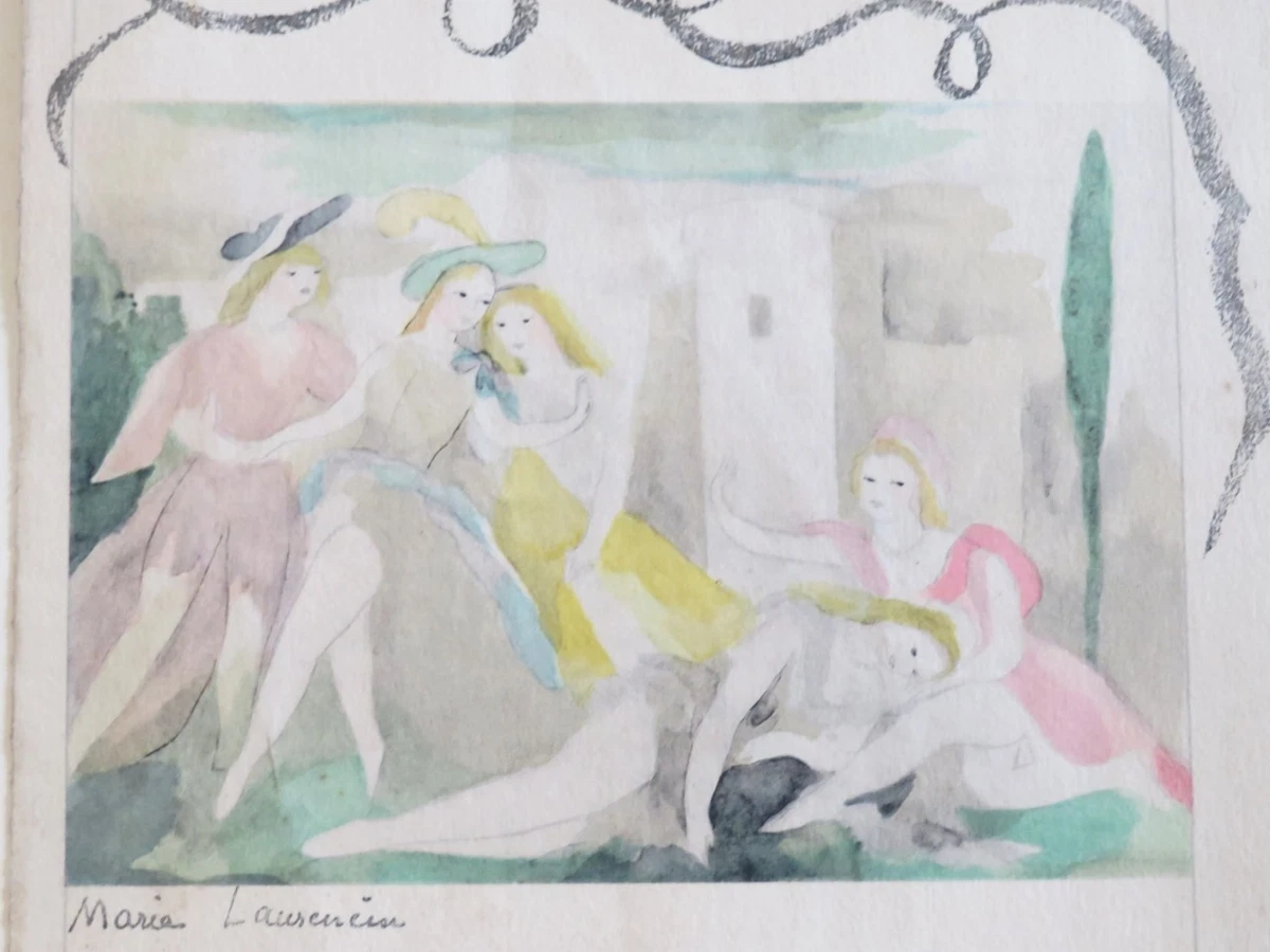 Marie LAURENCIN : Dialogue sur la danse I