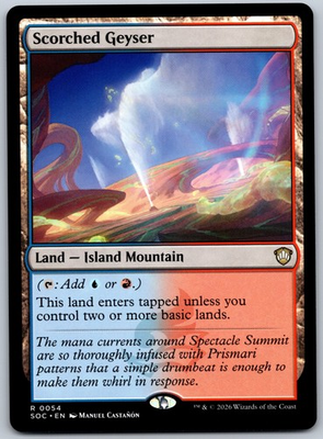 #ad Scorched Geyser R Commander: Secrets of Strixhaven 54 NM $3.99