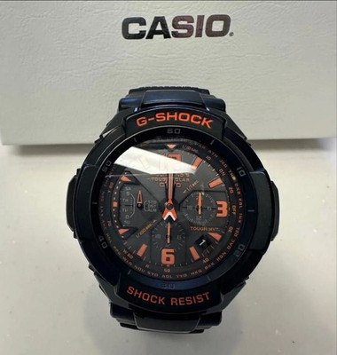 Excellent Condition G SHOCK GW 3000B Sky Cockpit Radio Solar CASIO Wristwatch