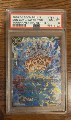 Dragon Ball Super Card Game Son Goku, The Awakened Power Tournament of Power  TB1-097 Regular Secret Rare for sale online | eBay