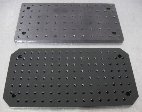 C202910 Lot 2 Thorlabs Laser Optical Breadboards MB612F + M45B612 Double Density