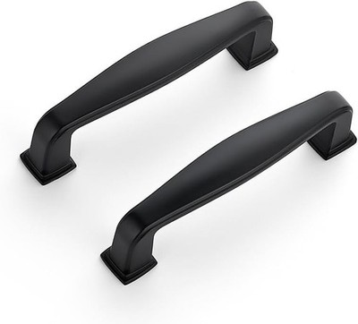 Ravinte 25 Pack 3 Inch Kitchen Cabinet 3 Hole Center, Matte Black