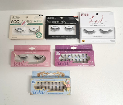 Six Different Brands Lashes Ardell, Kiss, Ioni 3D