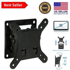 Elegant Slim Tilting Small TV Wall Mount 13-32 Inches | Quick Release, 33 lbs