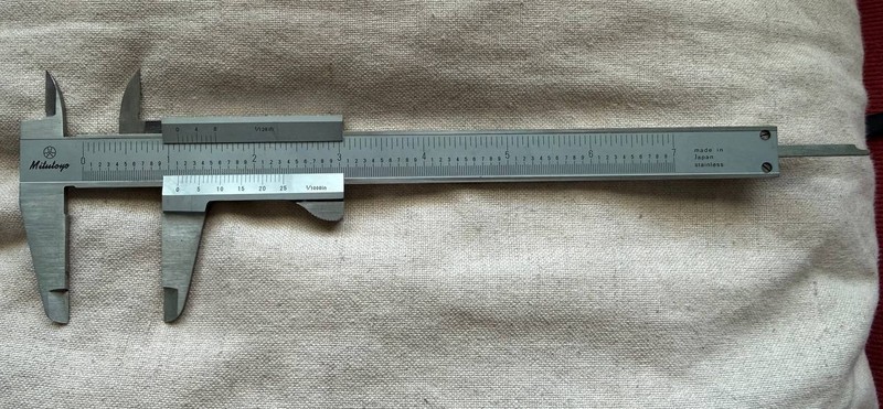 Vintage Mitutoyo 530-122 Vernier Caliper 0-150mm Range-High Accuracy