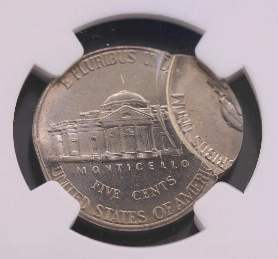 Double Struck Jefferson Nickel with Second Strike 75% Off Center (Very Cool!) - Image 2 of 4