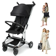 Travel Stroller for Airplane Ultra Compact Umbrella Stroller One-Handed Foldi...