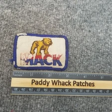 Vintage Mack Trucks Patch Trucking Trucker Freight 70s 80s Distressed H1