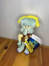 SpongeBob SquarePants Movie Bikini Bottom Glow Pals 8" Squidward Plush 2025 NWT