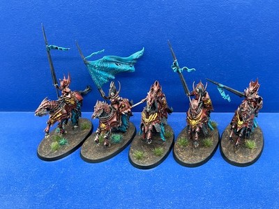 5 Blood Knights / Blutritter der Vampire GUT BEMALT