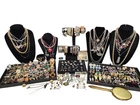 Vintage Costume & Sterling Silver Jewelry Lot - Coro Weiss Marvella Trifari