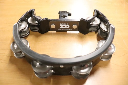 Dadi Black Mountable Tambourine