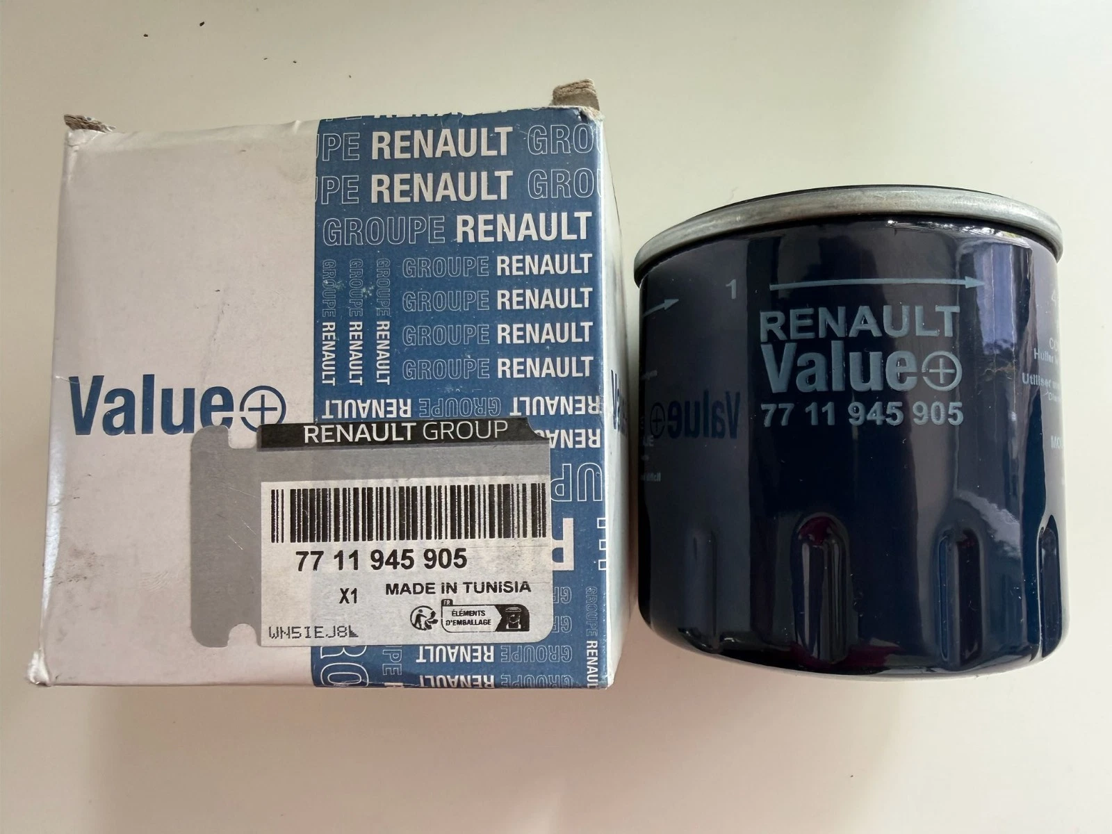 RENAULT 7711945905 Filtre à huile - Photo 1/4