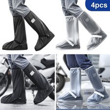 Reusable Shoe Covers Waterproof Reflective Overshoes Boots Anti-Slip Protector