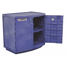 Justrite 24180 Hazardous Material Storage Cabinet, 23 Gal, 1 Shelves,