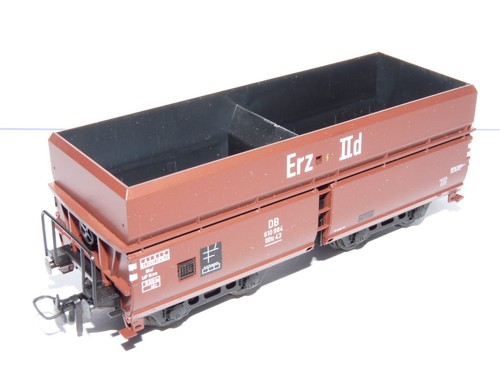 Klein H0 3564 DC ++ Selbstentladewagen Erz IId 00tz 610 984 der DB ++ #G2_381