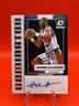 Hakeem Olajuwon 15/25 Autograph Dominator Panini Donruss Optic Basketball Card