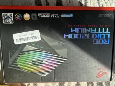 ASUS ROG Loki SFX-L 1200W ATX 3.1 Modular Power Supply ARGB Illumination