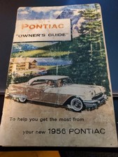 Original 1956 PONTIAC OWNER'S GUIDE  Manual 