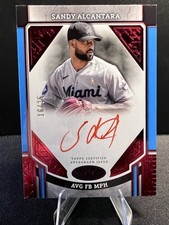 ⚾️ 2024 Topps Tier One Prime Performers Red Auto /25 Sandy Alcantara #PPA-SA